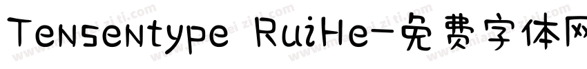 Tensentype RuiHe字体转换